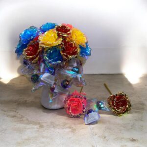 FLORERO x 20 FLORES CON CHOCOLATE